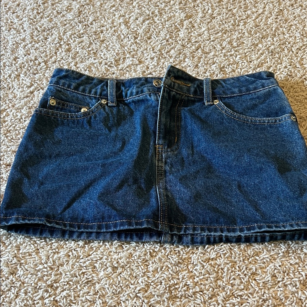 Denim Mini Skirt